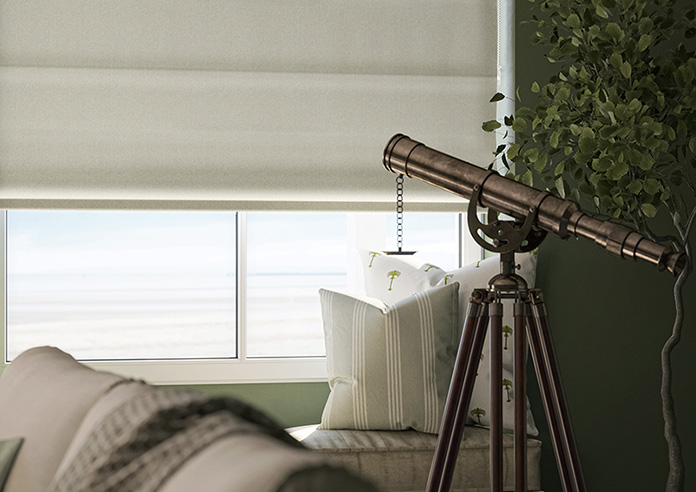 Soft Chevron, Toffee - Twist&Fit Roman Blind - Image 5